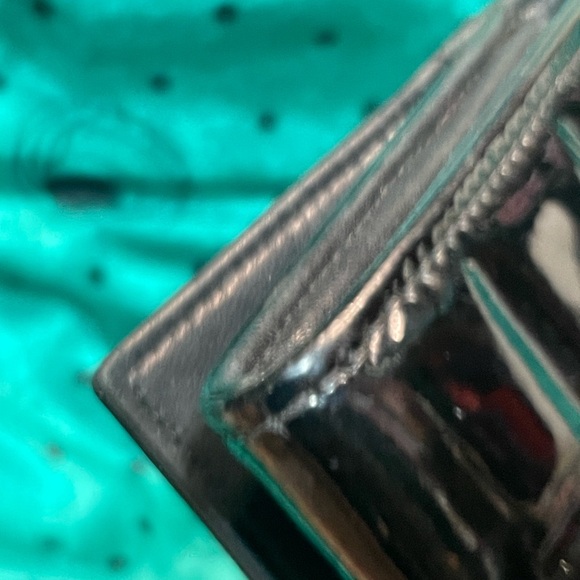 Chanel Black Patent Leather Chocolate Bar Long Wallet with COA - Picture 14 of 16